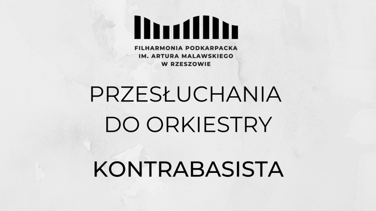 Read more about the article Przesłuchania do orkiestry – KONTRABASISTA