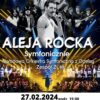 Po lewej stronie plakat wydarzenia Aleja Rocka Symfonicznie, Narodowa Orkiestra Symfoniczna z Odessy, Zespół Żuki, szczegóły są zawarte w stronie internetowej