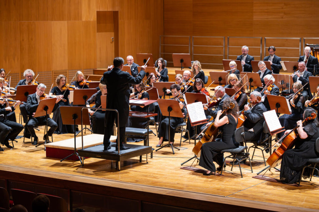 Orkiestra Symfoniczna Filharmonii Podkarpackiej pod batutą Sławomira Chrzanowskiego