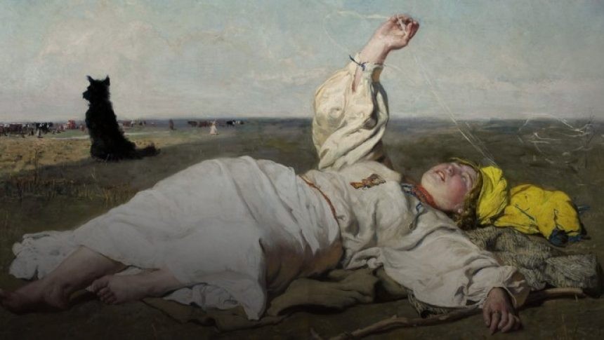 zdjęcie do reklamy opery "Nędza uszczęśliwiona"