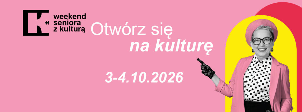 grafika promująca akcję "Weekend Seniora z kulturą"