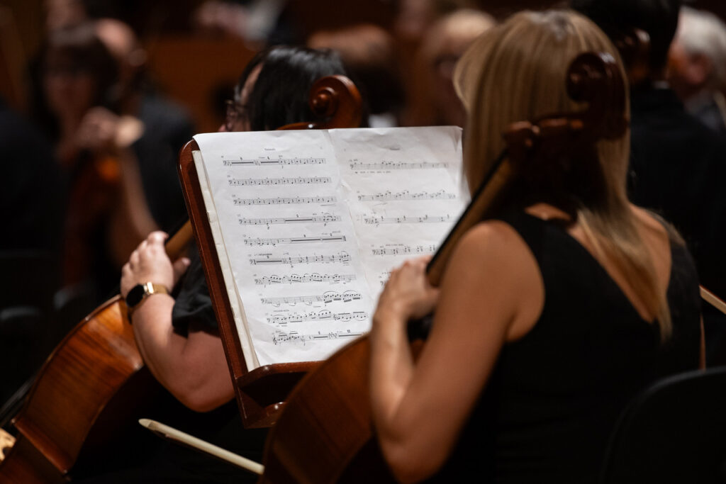 Na zdjęciu Orkiestra Symfoniczna Filharmonii Podkarpackiej w czasie koncertu inaugurującego nowy sezon artystyczny
