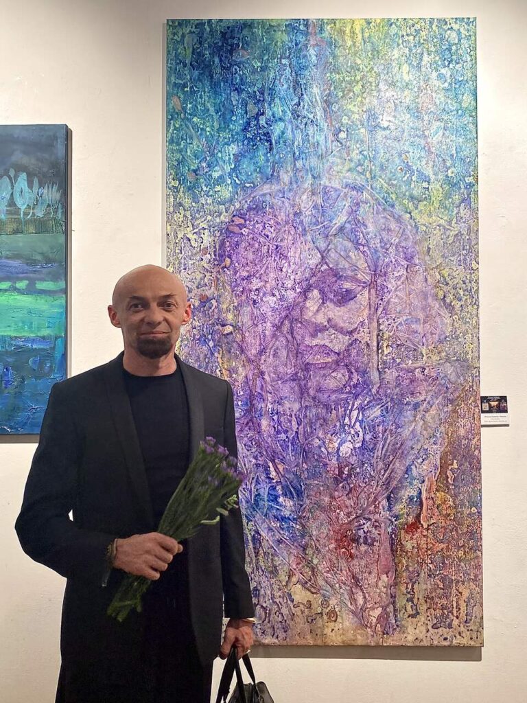 Na zdjęciu Wincenty Dublański - malarz