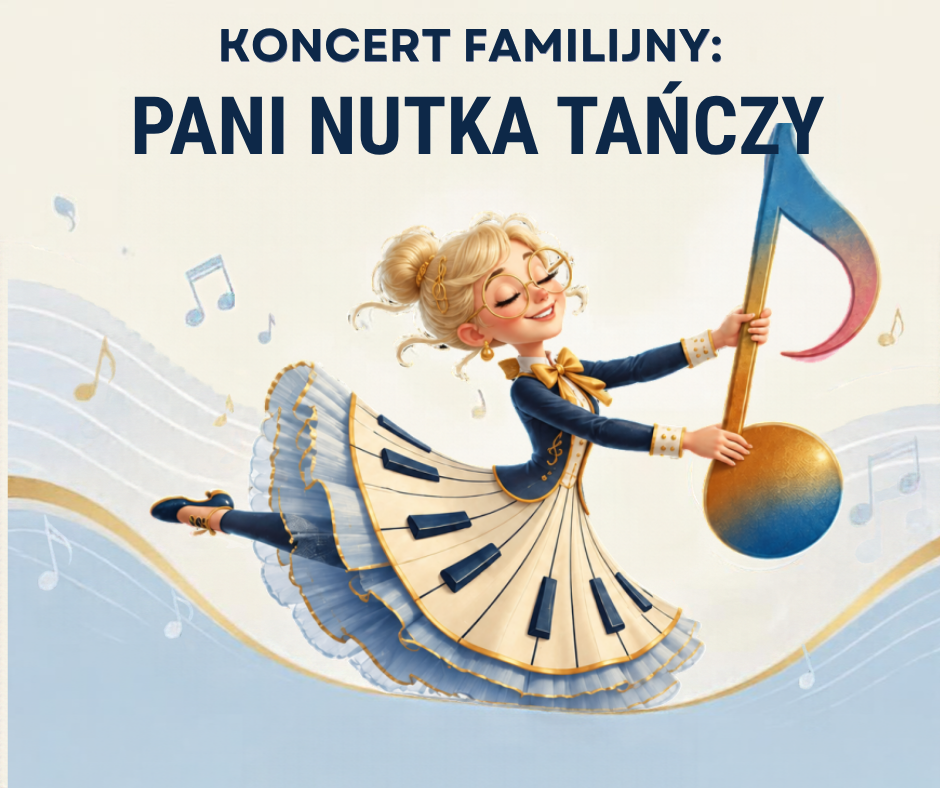 grafika promująca koncert dla dzieci