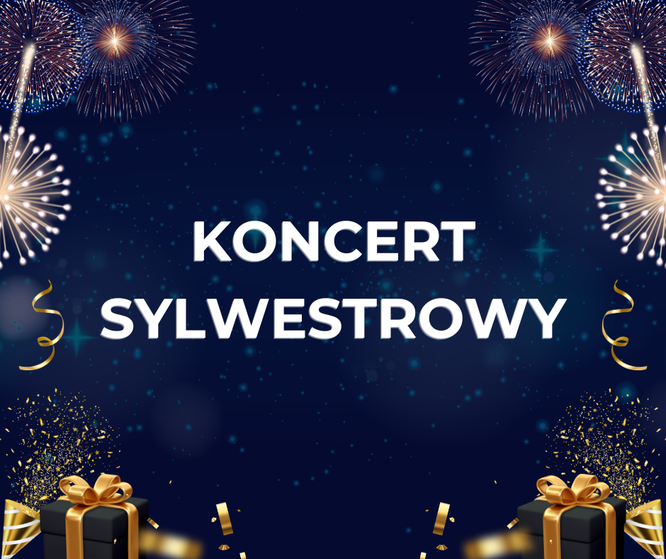 grafika promująca koncert sylwestrowy